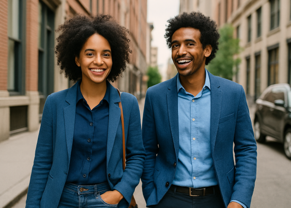 Two Happy Entrepreneurs
